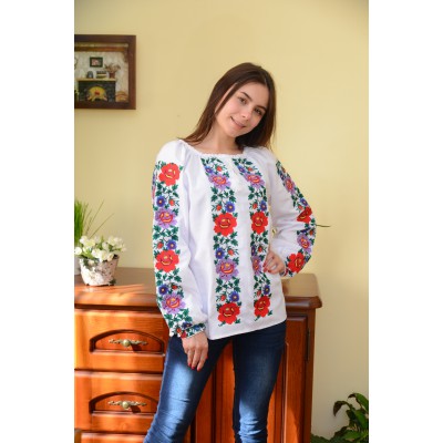 Embroidered blouse "Garden of Happiness"